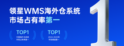 2026跨境WMS报告：领星WMS市场占有率第一