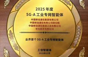 业界首个5G-A工业专网智能体落地制造业现场，斩获“2025 5G-A工业专网智能体奖”
