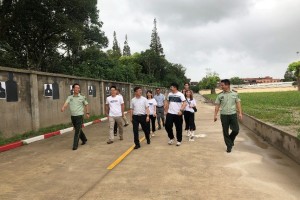 浅橙科技与武警上海总队训练基地双拥活动
