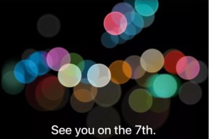 苹果发出邀请函：iPhone 7将于9月7日发布