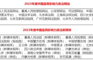 2023年中国优秀“互联网+政法服务”平台综合影响力评估报告