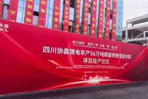 协鑫宣布年产36万吨储能正极材料项目今日投产