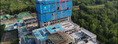 河北省任丘市重点民生工程加速推进二次结构施工