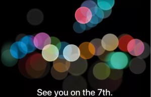 苹果发出邀请函：iPhone 7将于9月7日发布