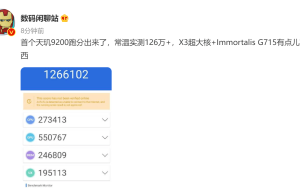 冲高端成功的联发科，下一代旗舰处理器天玑9200顶级性能释出